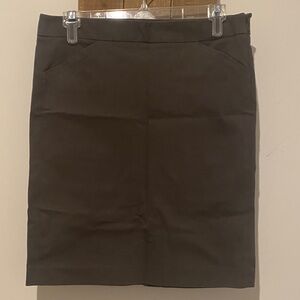 Theory Dark Gray Pencil Skirt